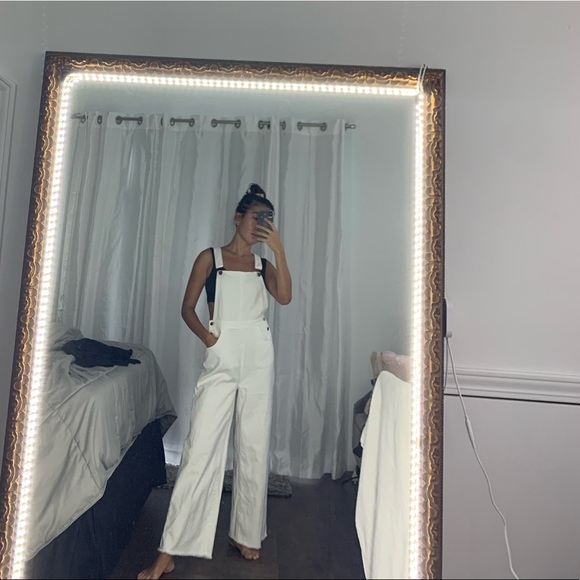 Roxy Pants - SISSTREVOLUTION long white overalls